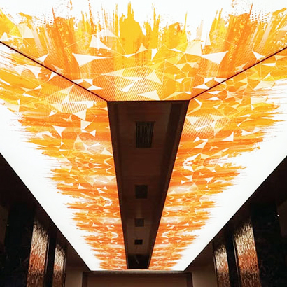 printed stretch ceiling
